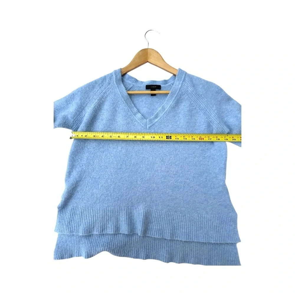 J. Crew Light Blue V-Neck Sweater